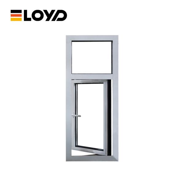 Ventana abatible de aluminio de lujo con estética moderna