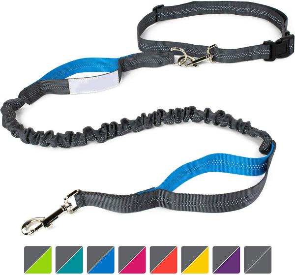 Tangle Free Bungee Dog Leash 100% Nylon Eco Friendly