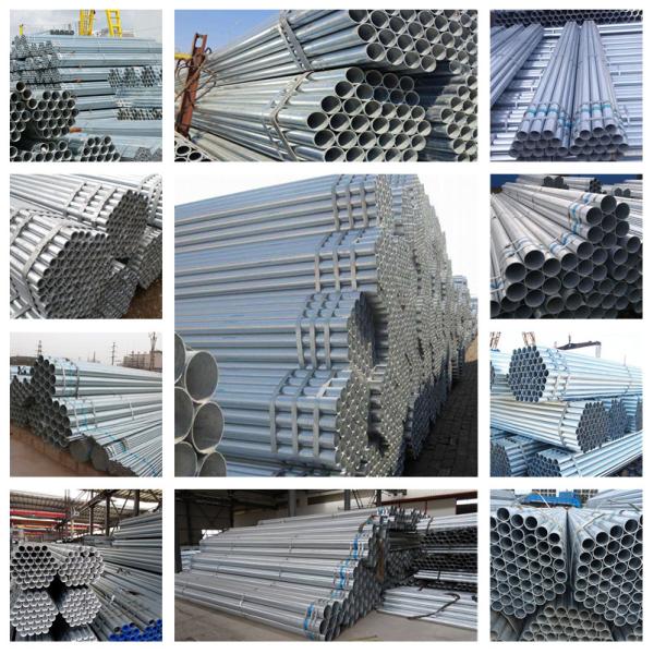 ASTM A53 ERW Hot Dipped Galvanized Steel Pipe DC51D Z180 88mm OD 9m For Construction