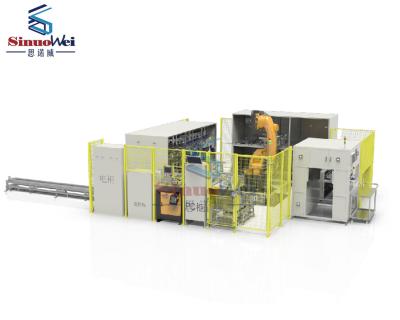 ODM Linha de montagem de bateria de molde quadrado pressurizado 10000 X 3100 X 2500MM