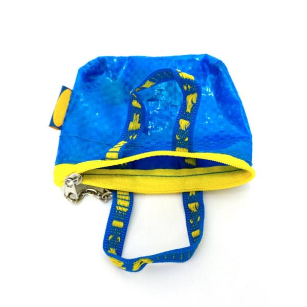 Супер мини не сплетенные сумки Тоте, сумка Тоте молнии сплетенная ПП для монетки и ключ