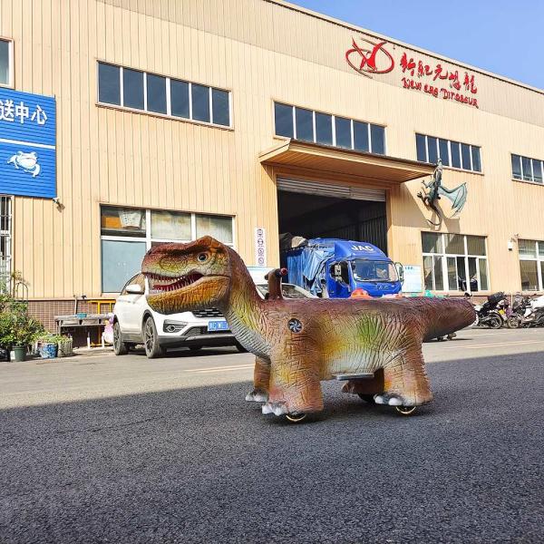 Vivid Electronic Dinosaur Rides on for Playground and Square