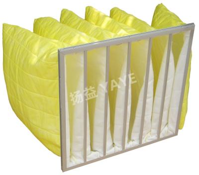 Medium Efficiency Pocket Bag Filter 0.4 Micron Fiberglass Pocket Filter