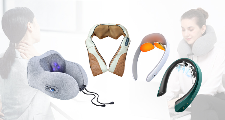 Neck Pain Relief Heated Cervical Traction Device Pillow Neck Stretcher with Graphene Heating Pad
