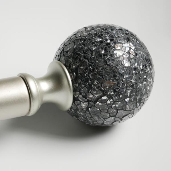 KIEI EP1001 Curtain Finial Hardware Precision Manufacturing Curtain Rod Hot Sale Luxury Adjustable Factory Outlet