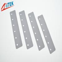Protection molle 0.45mmT d'isolation conductrice thermique grise de silicone pour le composant d'IC avec la bonne isolation TIS118-01