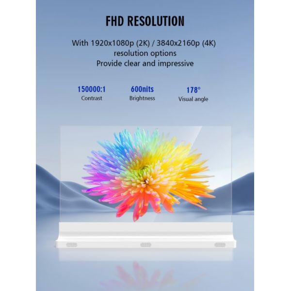 30 Inch 60Hz Refresh Rate Clear OLED Display for Smooth Motion Reduced Shading Lagging