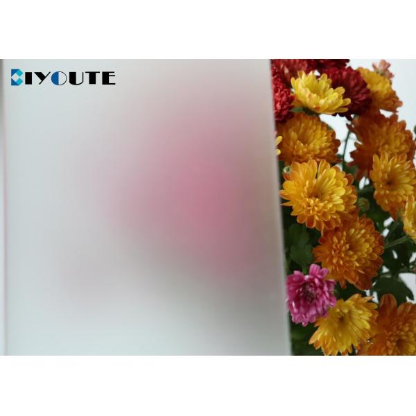 Shower Acid Etched Toughened Glass Uniform And Very Thin Sand Grain Translucent