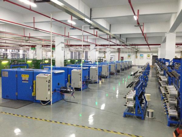 Grande fio industrial que ajunta a máquina para fios de cobre desencapados, fios estanhados