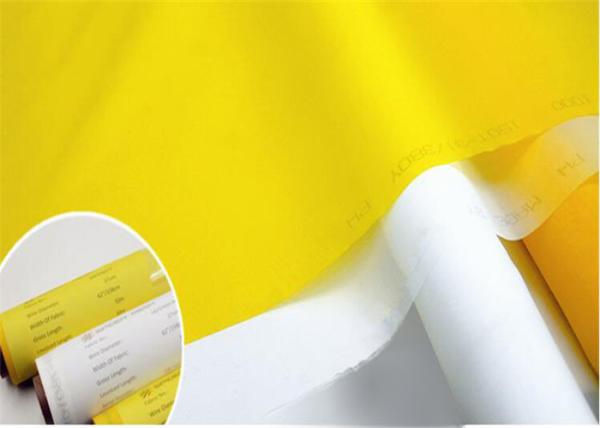 White 100% Polyester Silk Screen Printing Mesh For Pcb Printing 16T-40 Mesh