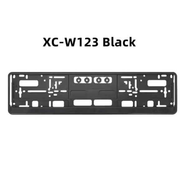 XLX High-quality 3D Logo Matte Plastic European License Plate Frame 53*12 cm 1-1.5mm Thickness GAC-Mitsubishi EV530 EV Eupheme