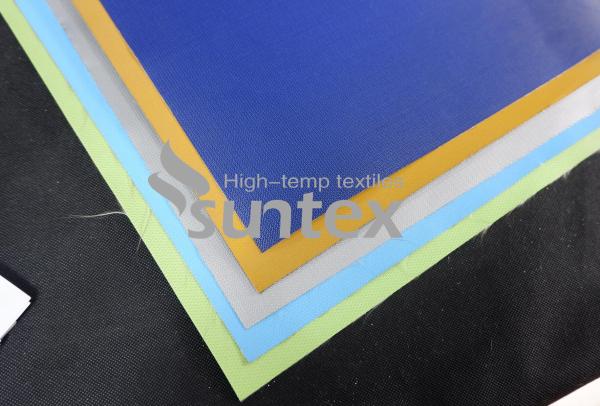 Revestimento à prova de fogo do silicone de Grey Glass Fiber Fabric With da tela do silicone da qualidade excelente