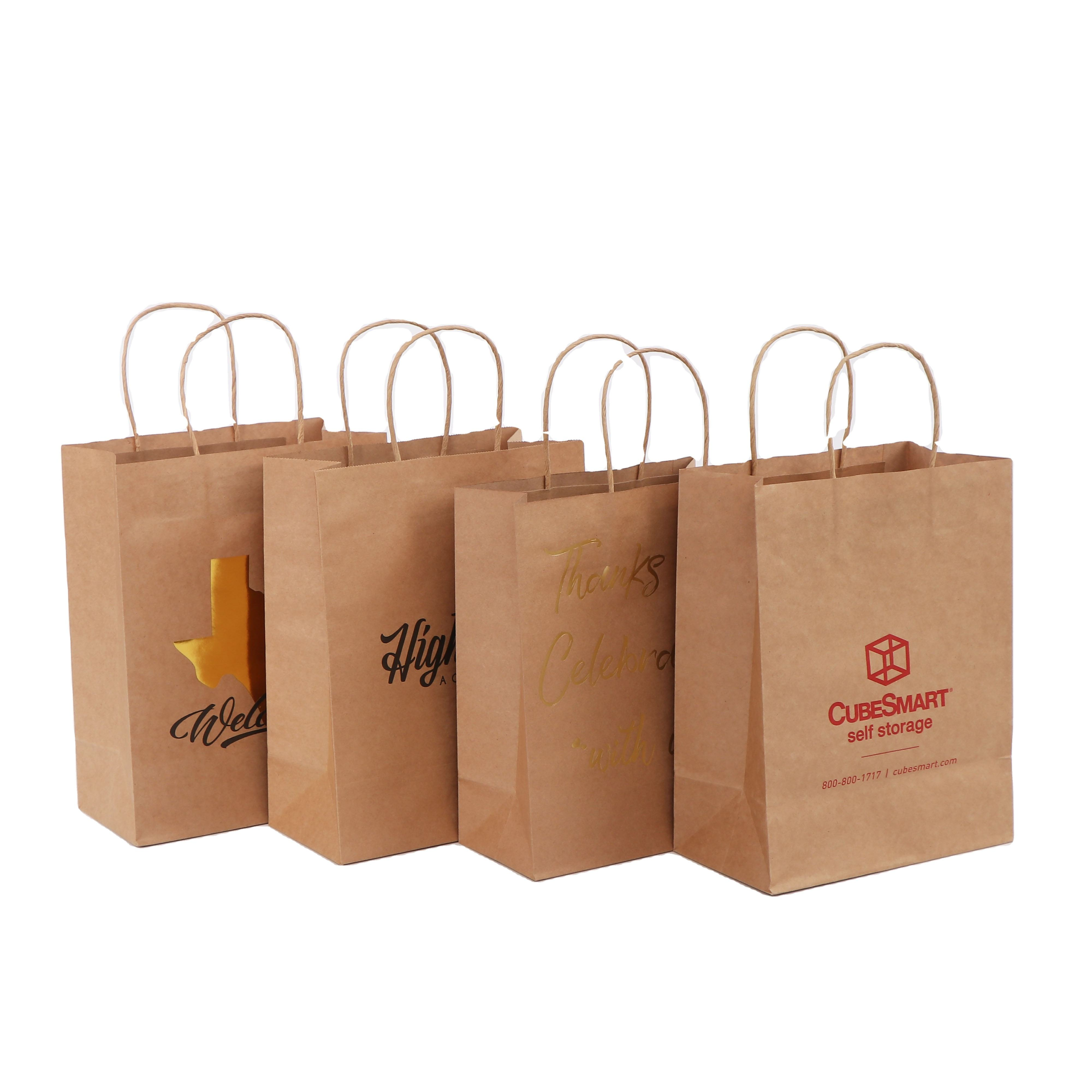 Biodegradable Heavy Duty Craft Vegetable Paperbags Without Handles Plain Brown Kraft Grocery Paper Bag