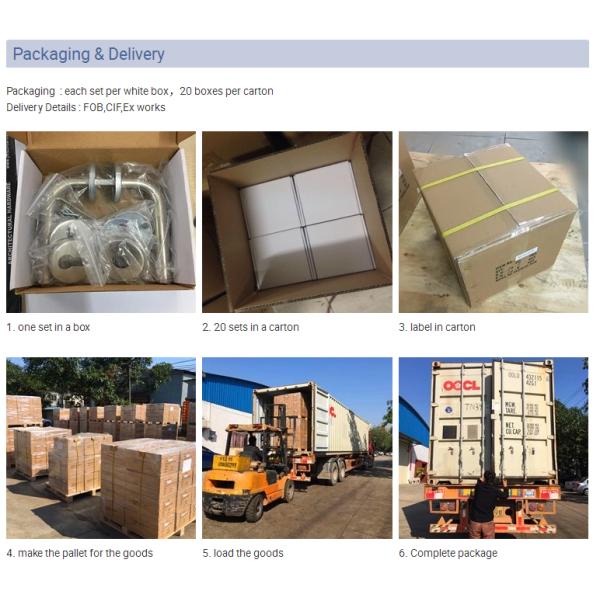 Corrosif 135x19x1.0 millimètre de poignées de porte de levier d'acier inoxydable de porte d'entrée anti