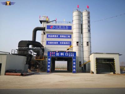 320T / H Mobile Asphalt Mixing Plant Portable LB4000 Dams