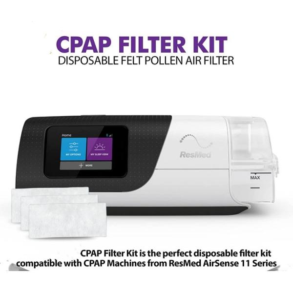 990,9% эффективность Воздушный фильтр из хлопкового волокна для респиратора Resmed S9 S10 S11 MINI