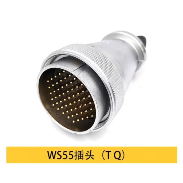 WS55 Servo Motor Connector with Silver Pin Golded 4PIN 5PIN 7PIN  40 PIN  53PIN 61PIN  Options for Panel Mount or Cable Mount