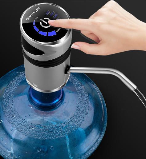 LED Touching Button Automatic Bottled Water Pump With Healthy ABS Material