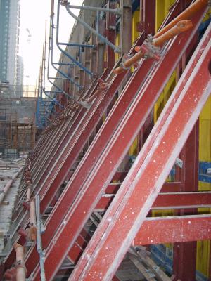 Single-side Bracket Concrete Wall Formwork for concreting retaining wall
