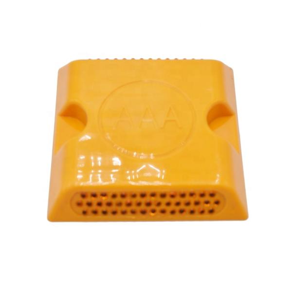Vermelho Amarelo Verde Azul Branco Solar Flashing Plástico Quadrado Rodoviário Stud para o tráfego rodoviário