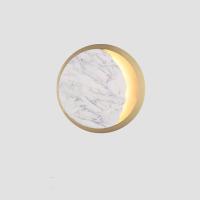 Post-moderne Personnalité américaine simple Créatif Designer Marbre Lune Chambre murale Lampe