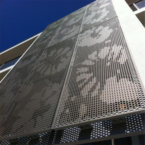 Desgined metal screen Exterior Perforated Aluminum Wall Facade Panel for Building