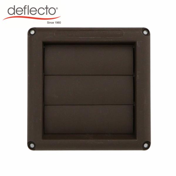 Brown Plastic Air Vents 5 Inch Easy Installation Louvered AC Cap Vent Hood
