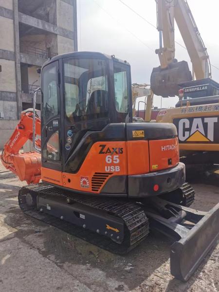 Mini ZX65USB Excavadora Hitachi de segunda mão 6 toneladas