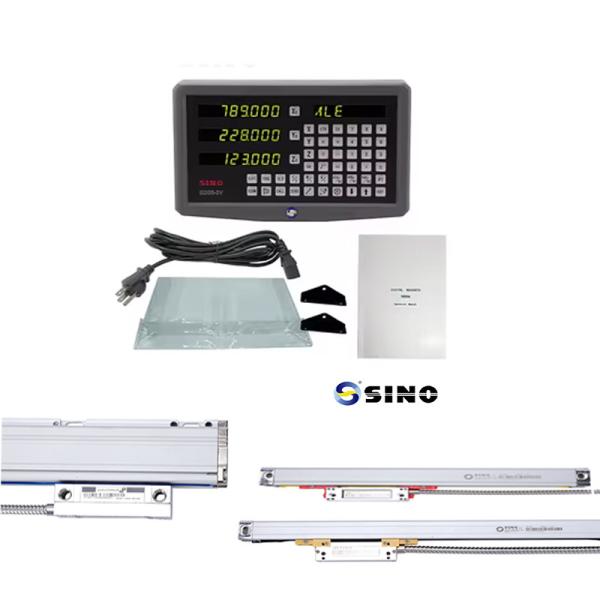 SINO SDS6-3V Digital Readout System 3 Axis DRO With Linear Encoder Ruler Scale For Lathe