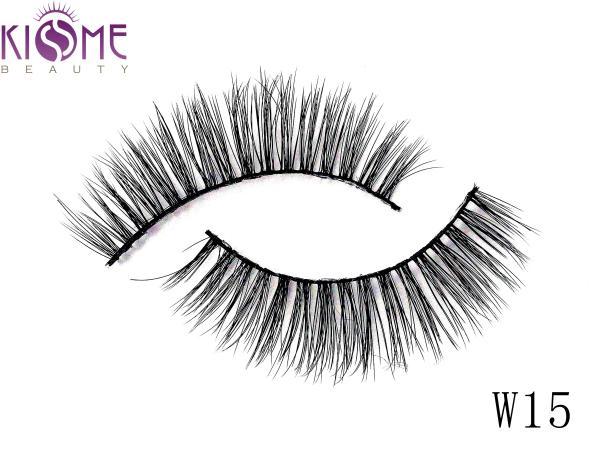 Lightweight Beauty 3D Silk Lashes Reusable 3d Fake Eyelashes Natural Shining Black Shade