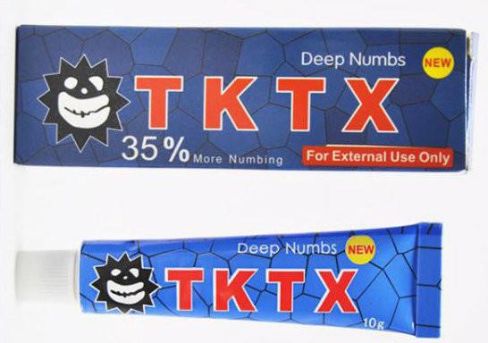 O creme Numbing anestésico tópico o mais forte TKTX insensibilizado super duradouro da segurança