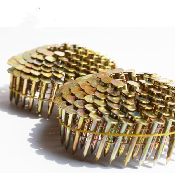 15 graus E. G. Wire Soldado 32mm Pneumatic Coil Nail para construção de telhados de aço