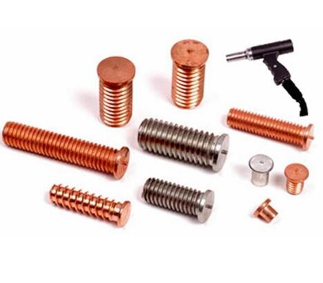 M3 M4 M5 M6 Machine Stud Welding Screw Carbon Steel Copper Plated 8.8 Class