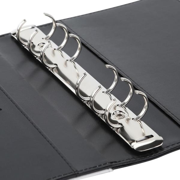 A5 A6 PU Leather Sublimation Notebook With 100 Pcs Inner Pages Blank Loose-Leaf Leather Planner Notepad Custom Logo Sublimation Journals