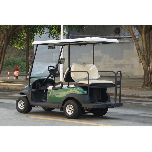 Sillones traseros plegables Carro de golf eléctrico 4 asientos Aprobado CE