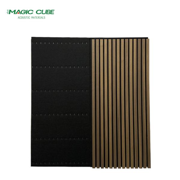 Europe vente à chaud Réduction du bruit 600*2400mm panneau acoustique en bois salé pour salon