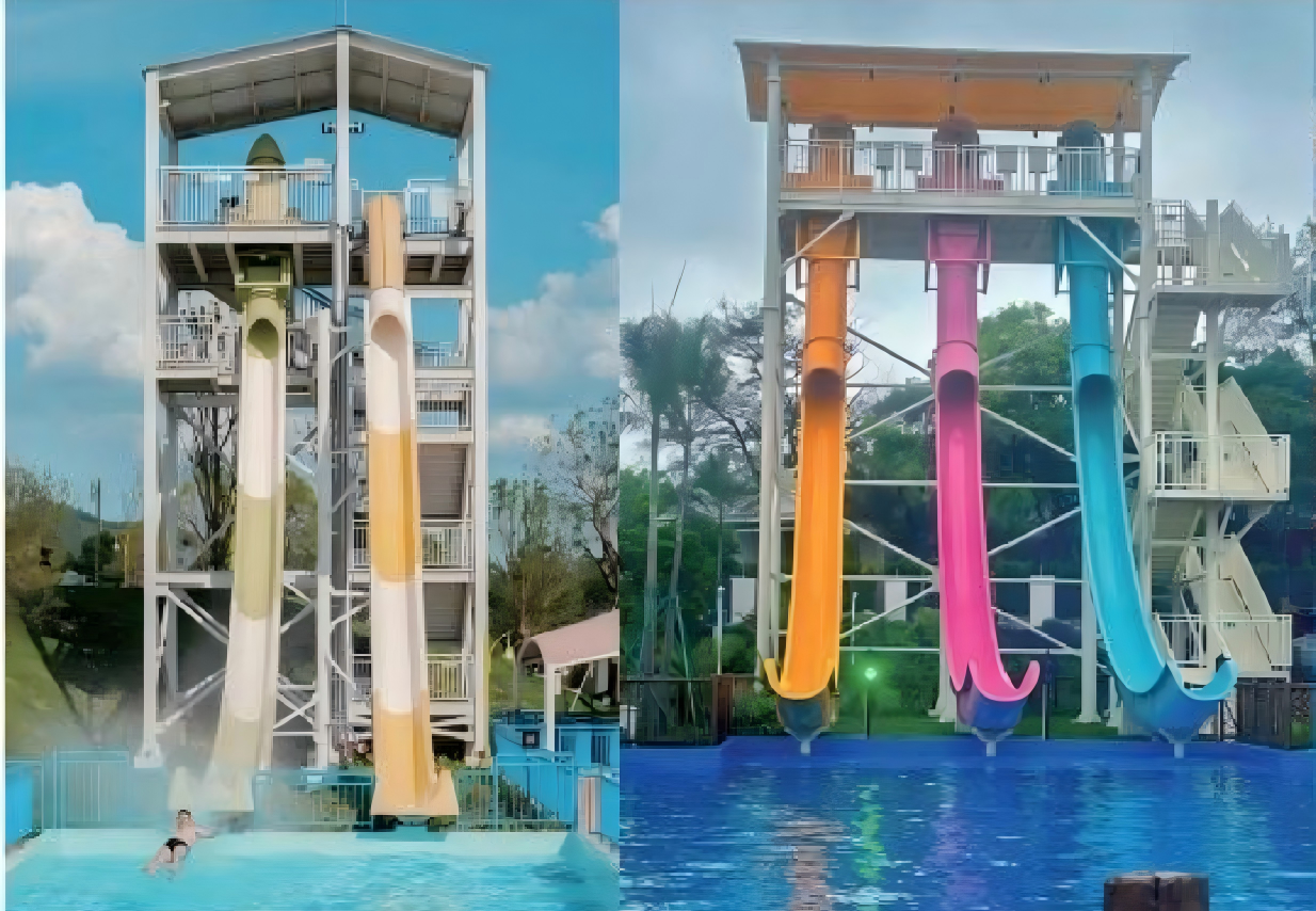Flying Fish Speed Water Slide 50km/h Sliding Speed Impact Resistant