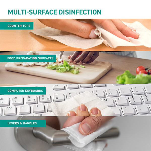 nonwoven fabric Disinfecting Wet Wipes Biodegradable Alcohol Wet Wipes Customized