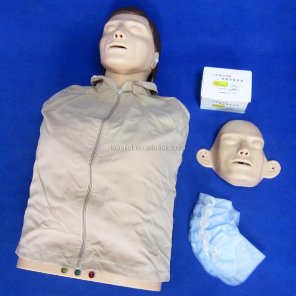 Electronic Bust CPR Training Manikin Patients Care Demonstration with Advanced PVC