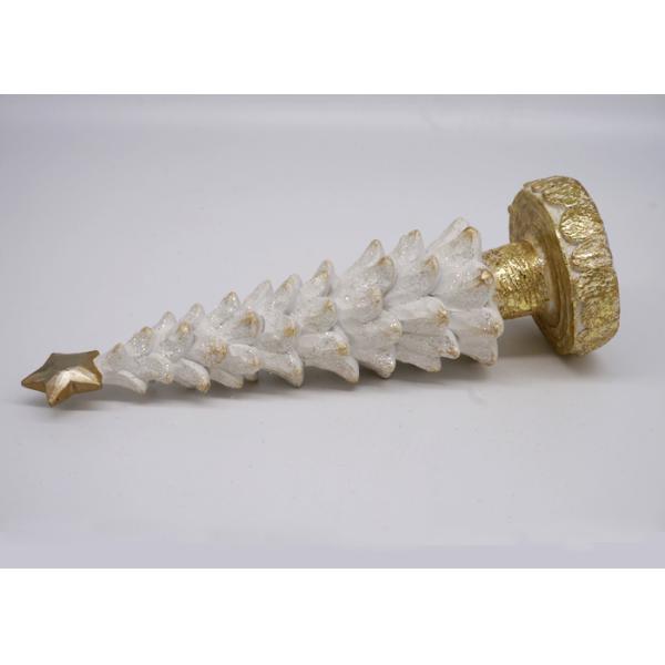 Polyresin Material Christmas Tree Figurines Handmade For Decoration Crafts / Gifts