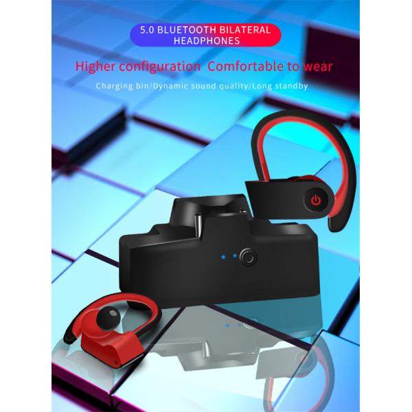 Silicone Earhook Creative Wireless Earbuds ATJ 5.0 HiFi Bass Stereo