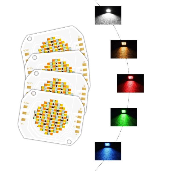 3545 Rgbcw Led Cob 350w Chip Led Cob de cinco cores 45-48v Ra95 Para fotografia Luz