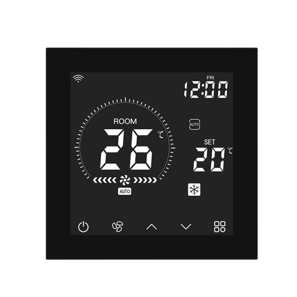 Smart Digital HVAC Thermostat With Weekly Programmable Schedule Fan Speed Control
