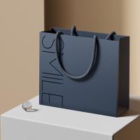 Custom Logo Kraft Paper Shopping Bag with Rope Handle