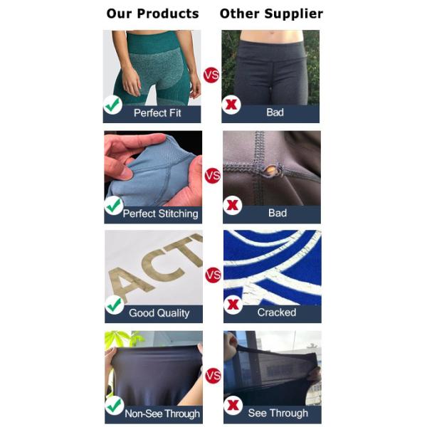 [Бесплатный образец] Йога штаны женские леггинсы без швов Обработка одежды Услуги Небольшое настройка