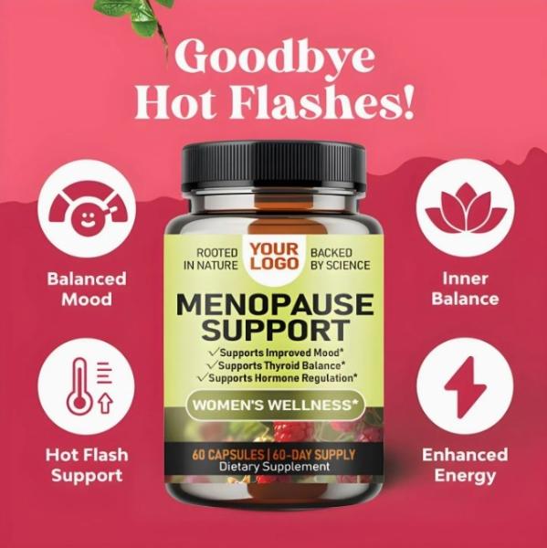 Multi-Benefit Menopause Relief Hormonal Balance - Women′s Herbal Menopause Probiotic Capsule Supplement