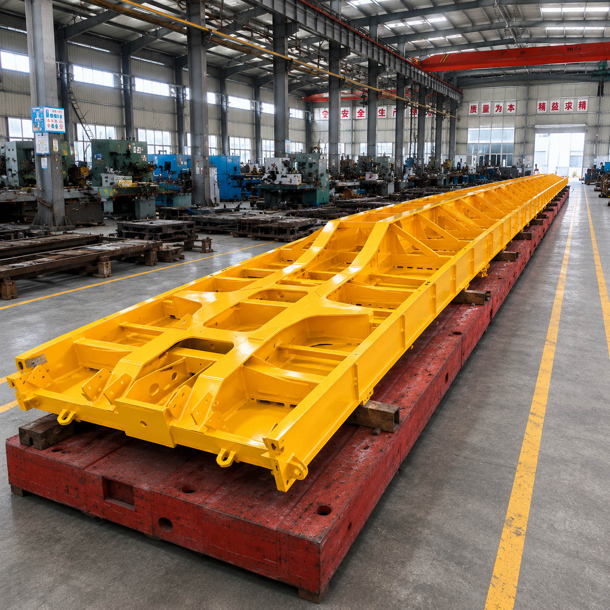 Heavy Machinery Welded Structures Large Steel Fabrication Customized