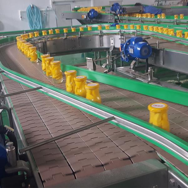 Modular Plastic Flat Top Conveyor Chain Belts For Food Beverage Industry
