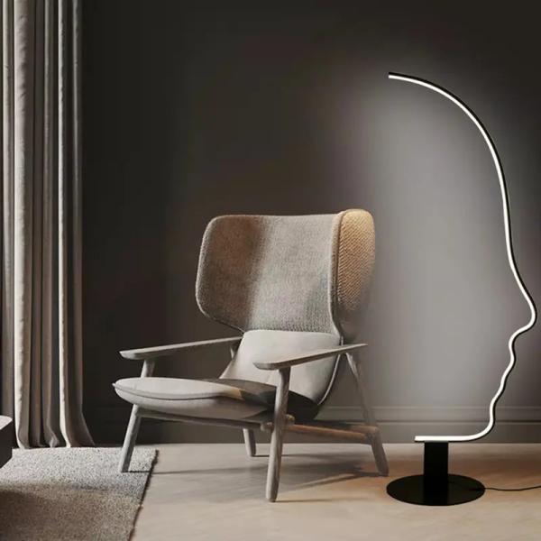 Living Room LED Desk Lights 4100K Vertical LED Floor Lamp 4100K