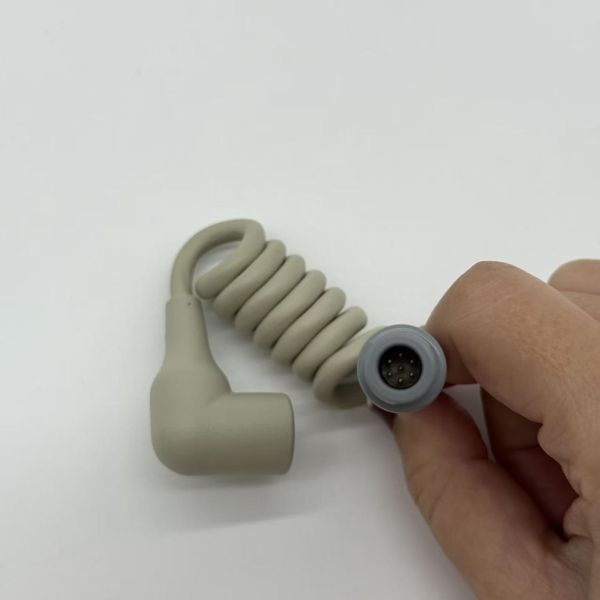 NEWPORT GR-CBL2123P Medical-Grade PVC Exhaust Flow Cable for Adult Respiratory Monitoring CE Certified